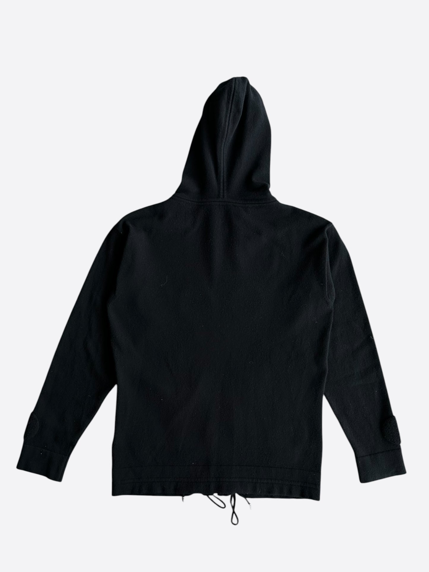 Chanel Black Tuffetage Logo Women's Cashmere Zip Up Hoodie
