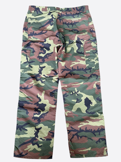 Chrome Hearts Camouflage Cross Jacquard Carpenter Pants