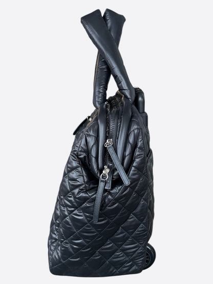 Chanel Black Quilted Coco Cocoon Trolley