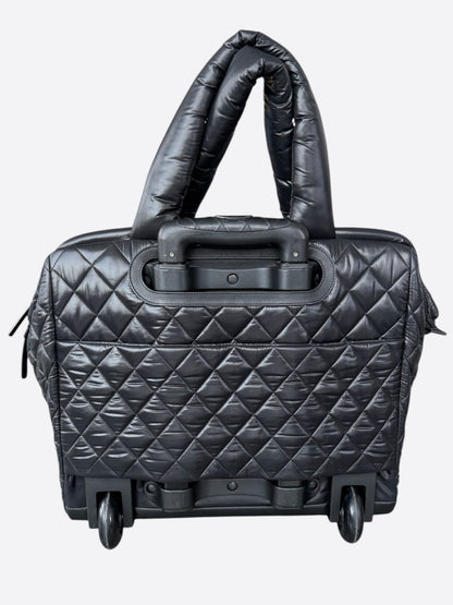 Chanel Black Quilted Coco Cocoon Trolley