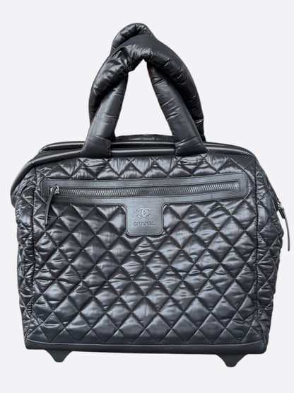 Chanel Black Quilted Coco Cocoon Trolley