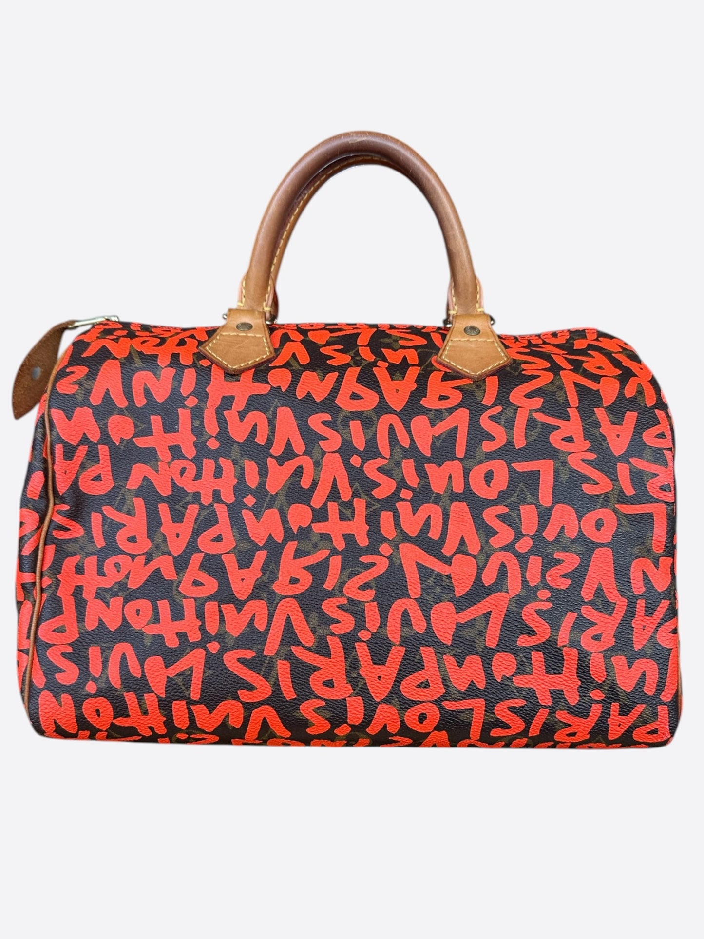 Louis Vuitton Stephen Sprouse Brown & Orange Monogram Speedy 30