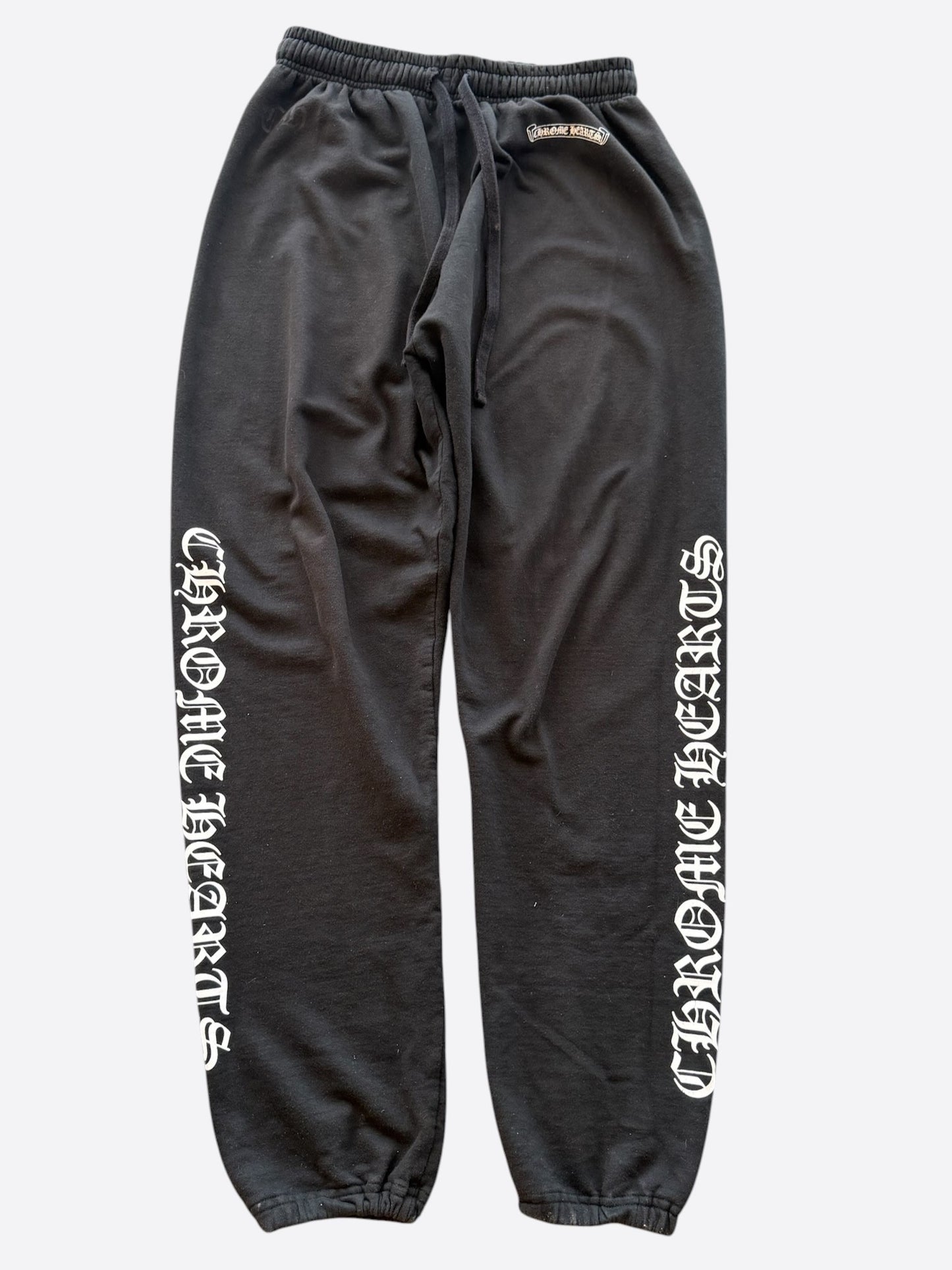 Chrome Hearts Black & White Logo Sweatpants
