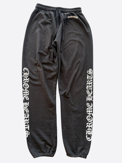 Chrome Hearts Black & White Logo Sweatpants