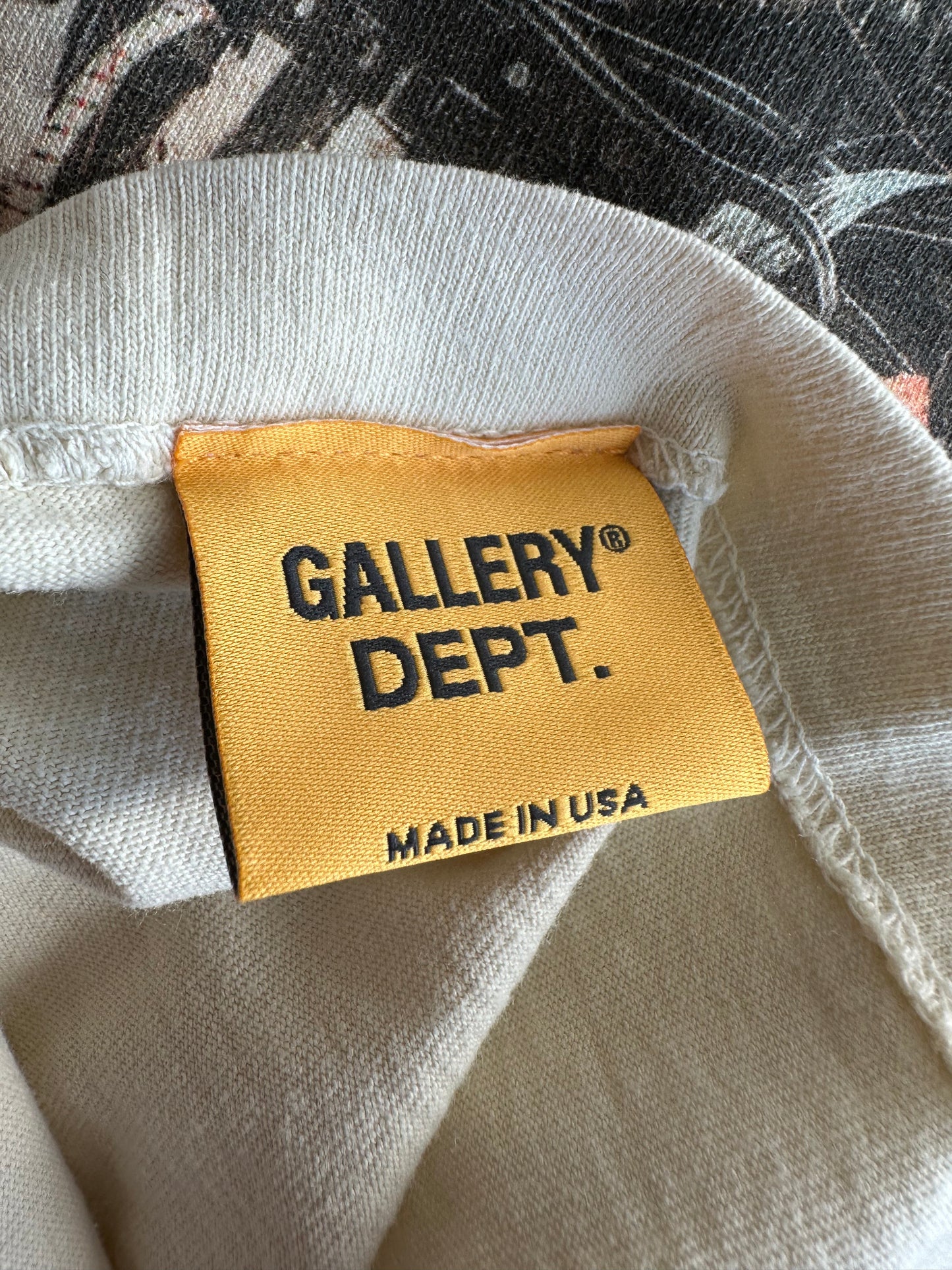 Gallery Dept Archival White ATK Misery Graphic T-Shirt