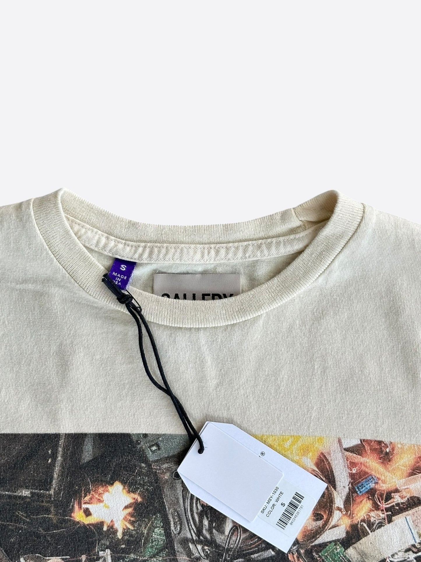 Gallery Dept Archival White ATK Misery Graphic T-Shirt