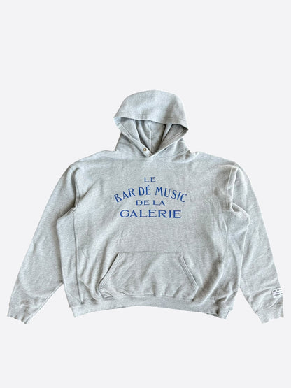 Gallery Dept Grey & Blue Le Bar Logo Hoodie