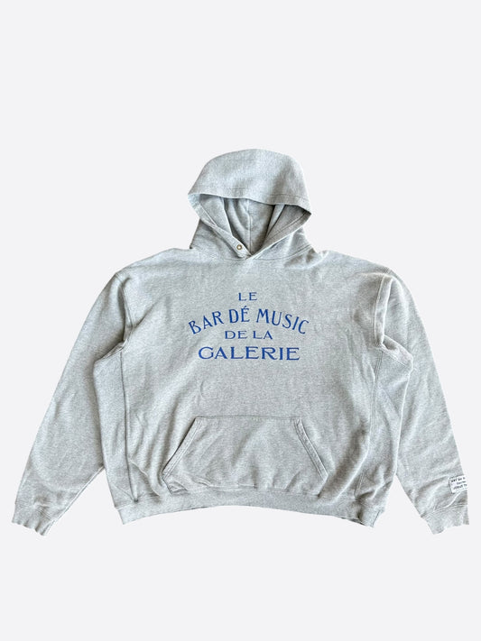 Gallery Dept Grey & Blue Le Bar Logo Hoodie