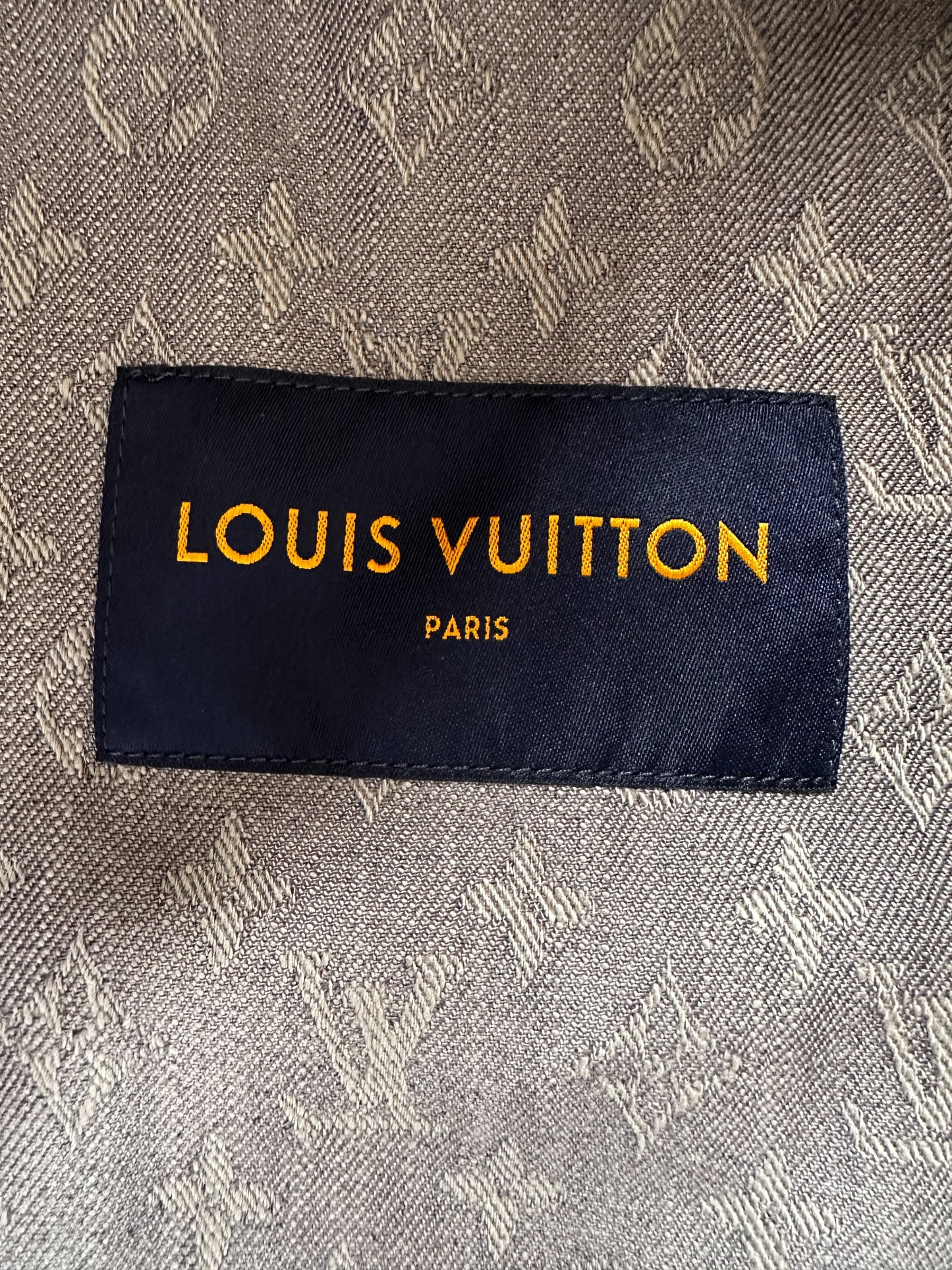 Louis Vuitton Grey Monogram Denim Jacket