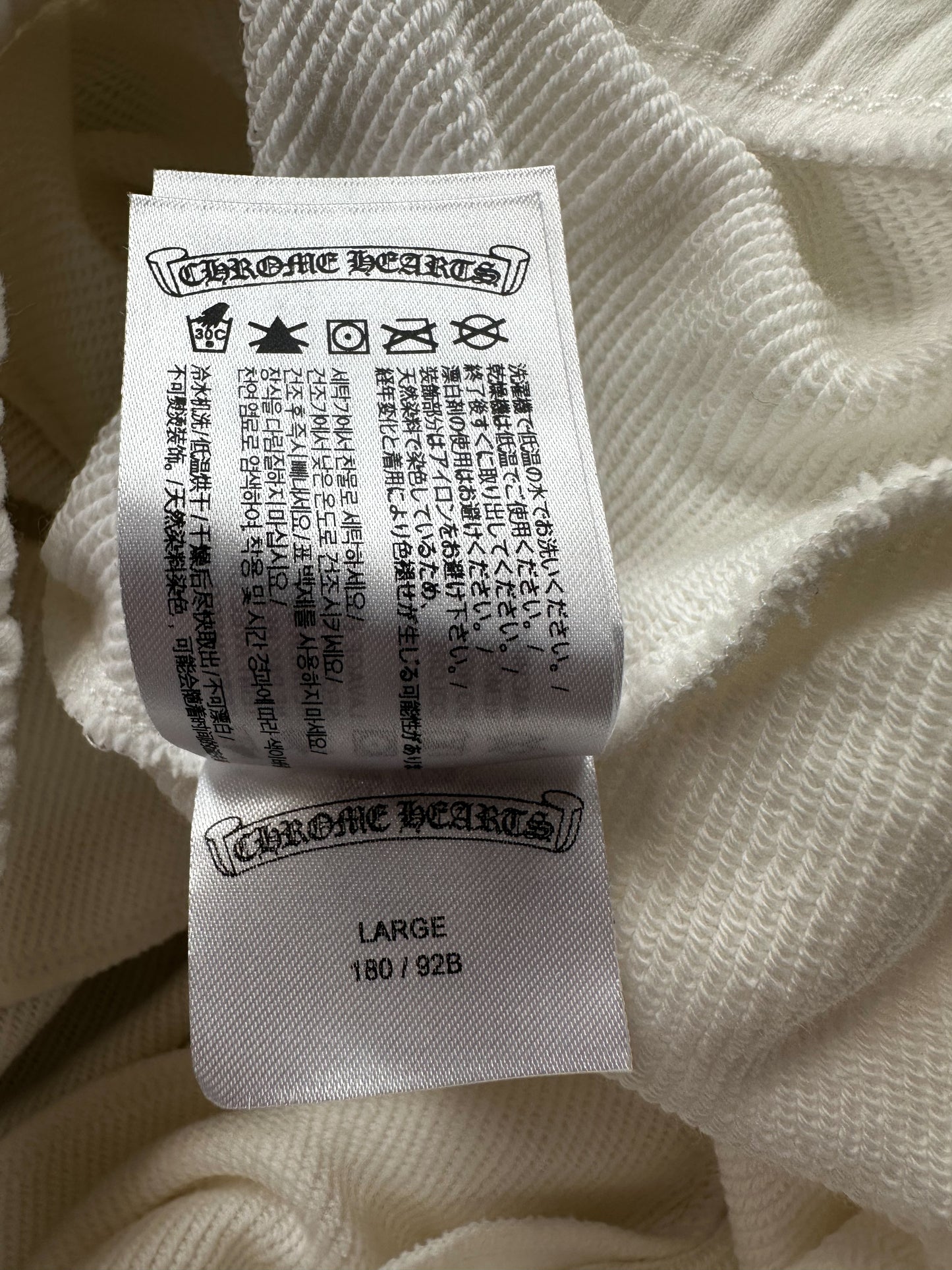 Chrome Hearts White & Blue Las Vegas Dice Sweatpants