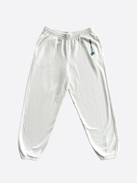 Chrome Hearts White & Blue Las Vegas Dice Sweatpants