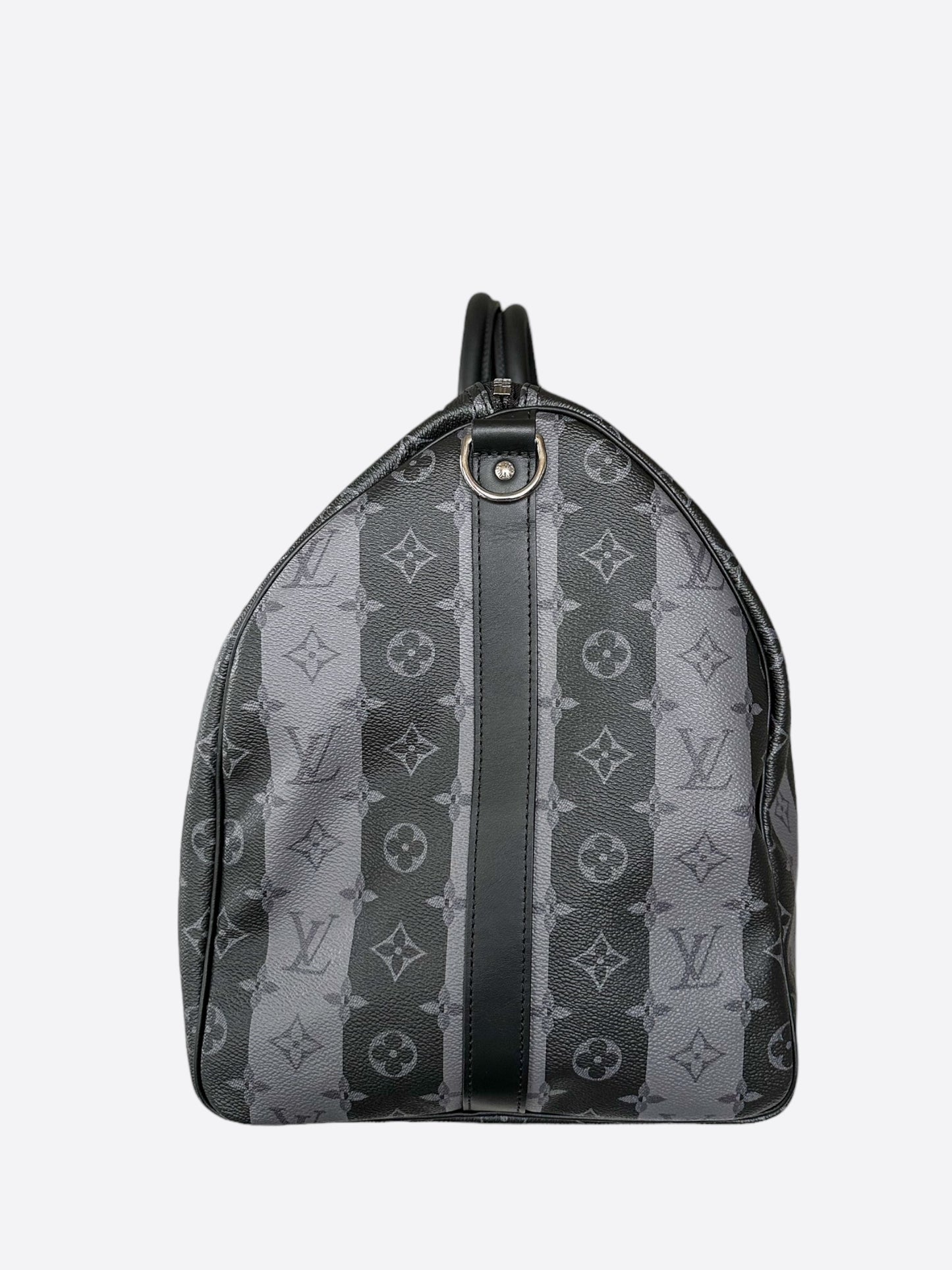 Louis Vuitton Nigo Grey Striped Monogram Keepall 55