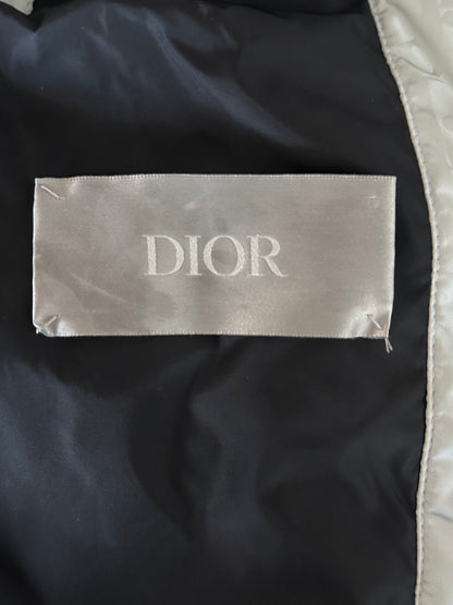 Dior Silver Oblique Puffer Vest