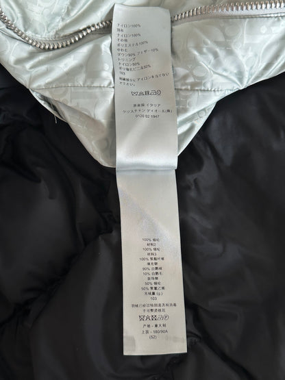 Dior Silver Oblique Puffer Vest