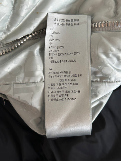 Dior Silver Oblique Puffer Vest