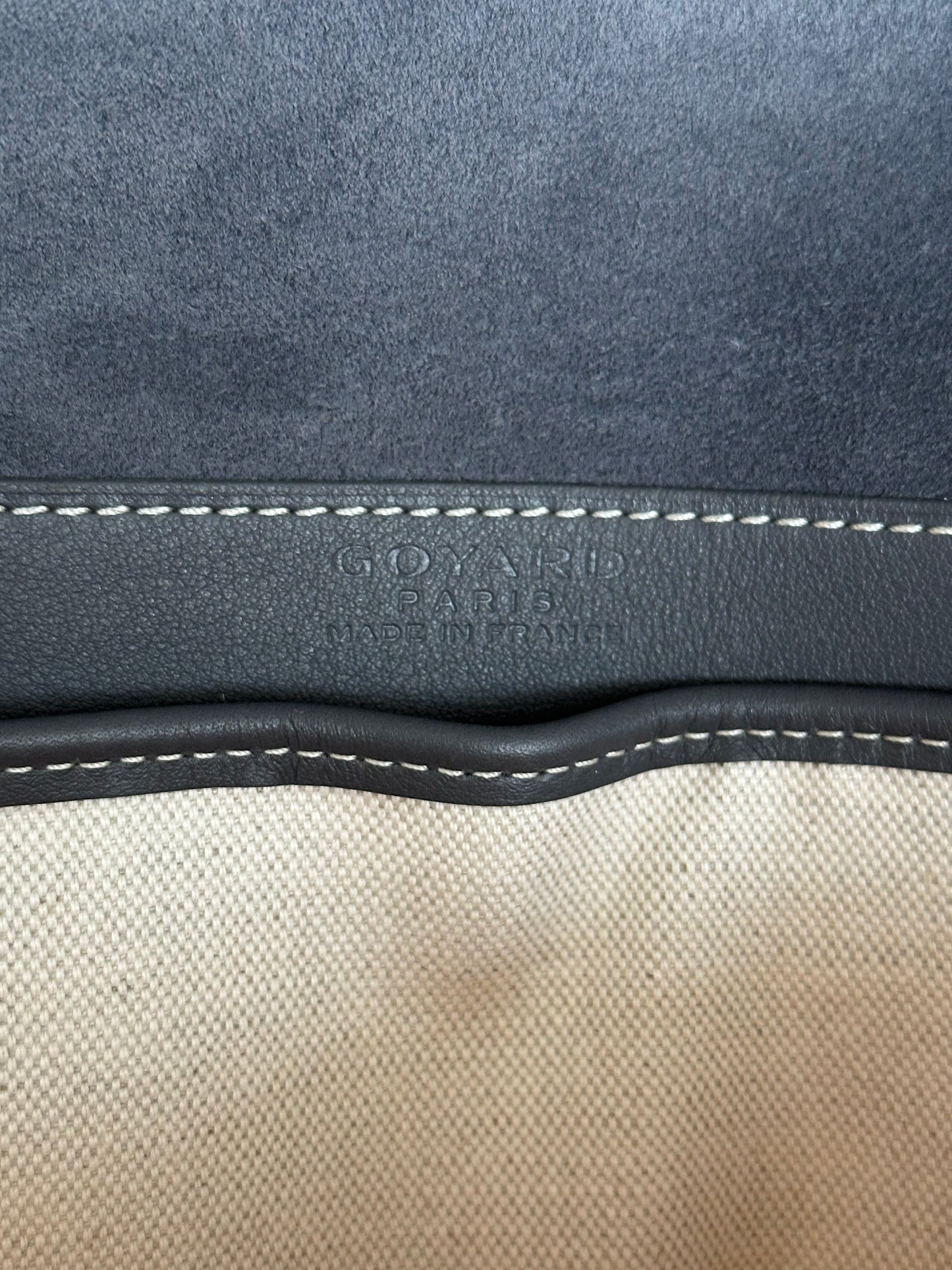 Goyard Grey Coursier Messenger Bag