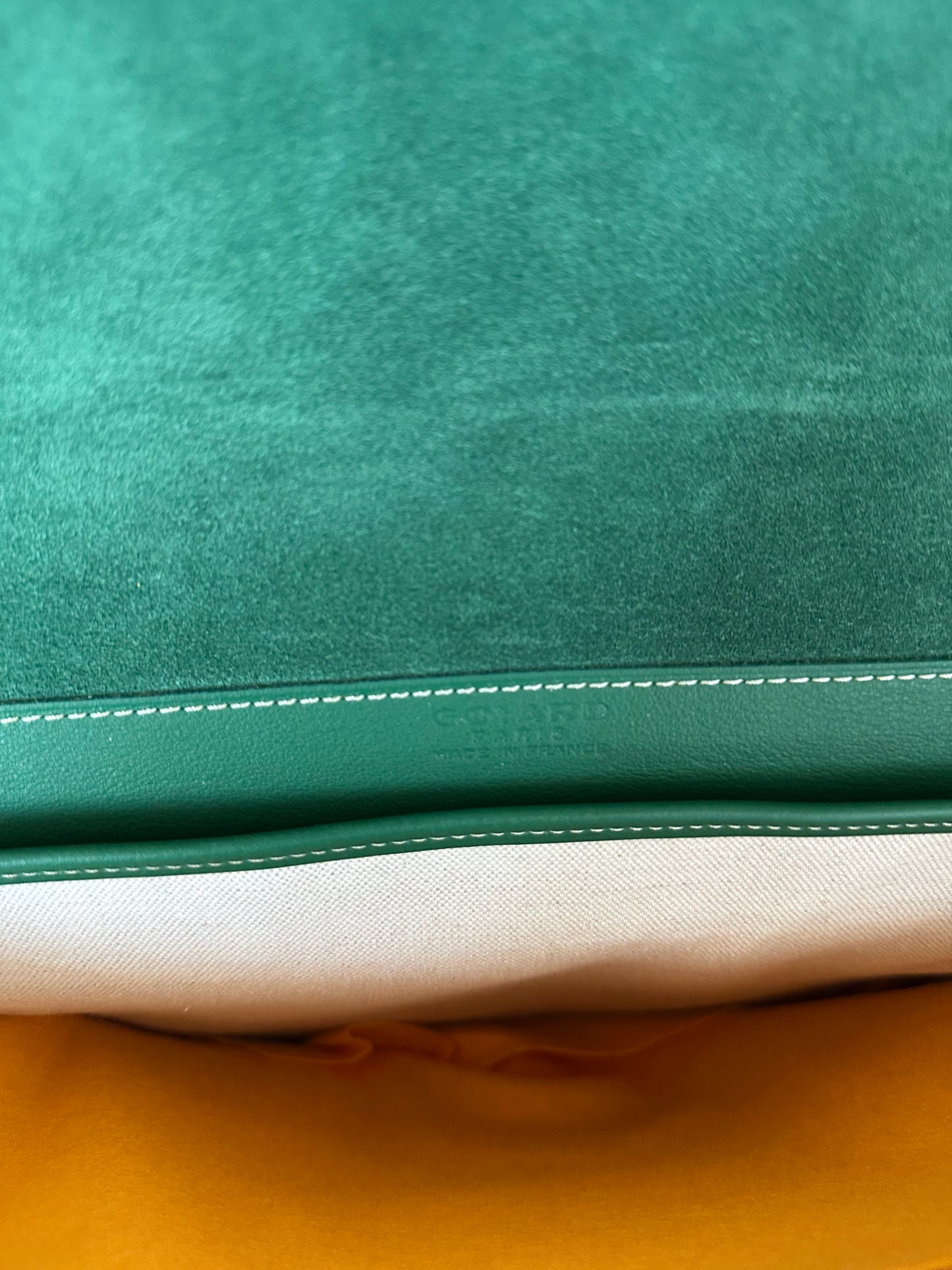 Goyard Green Coursier Messenger Bag