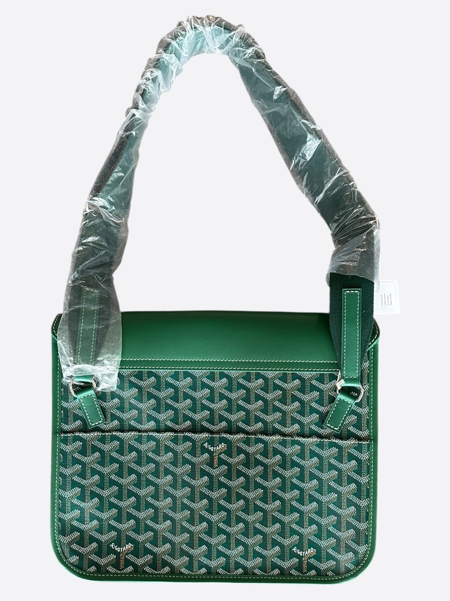 Goyard Green Coursier Messenger Bag