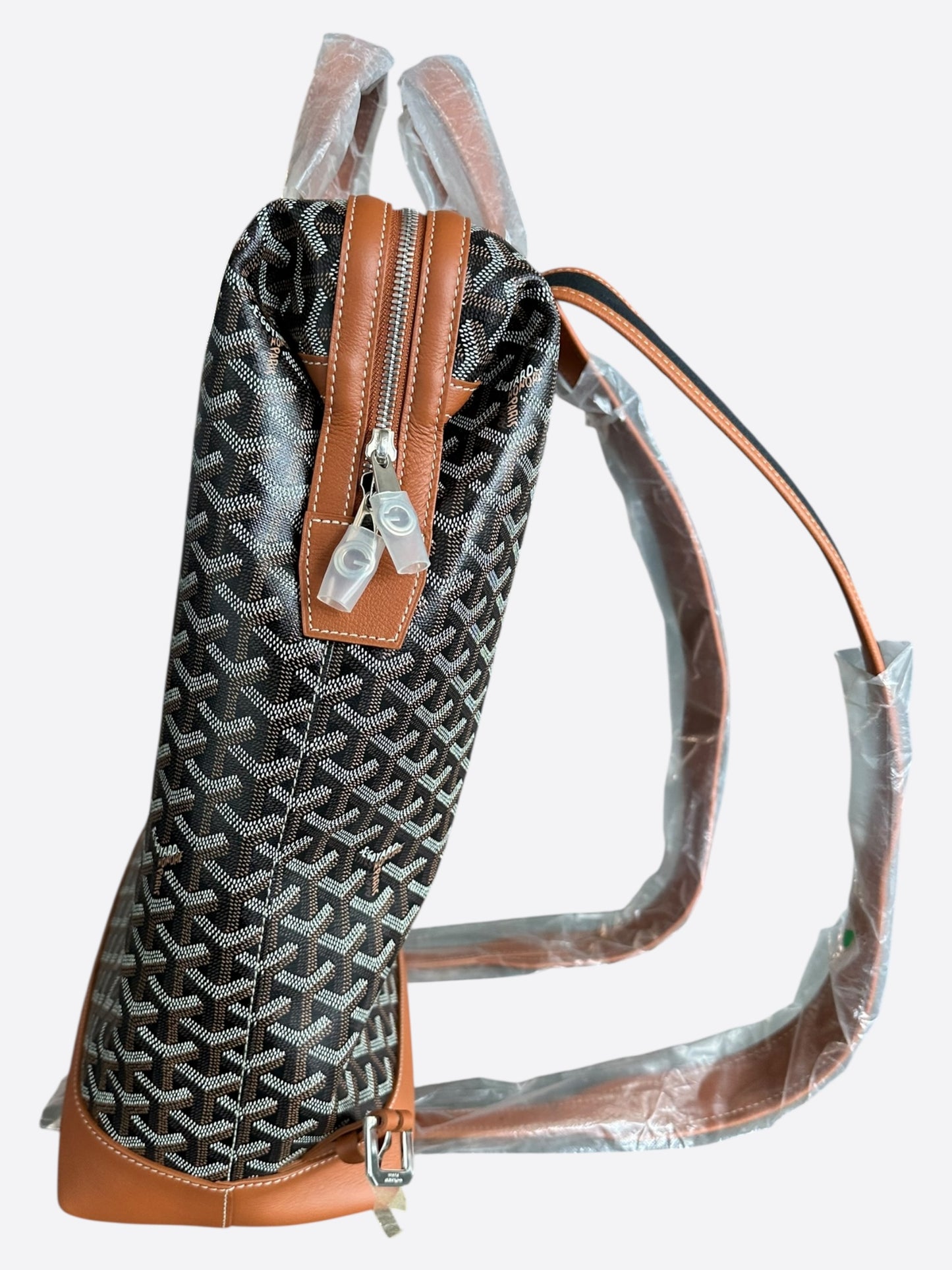 Goyard Black & Brown Cisalpin Backpack