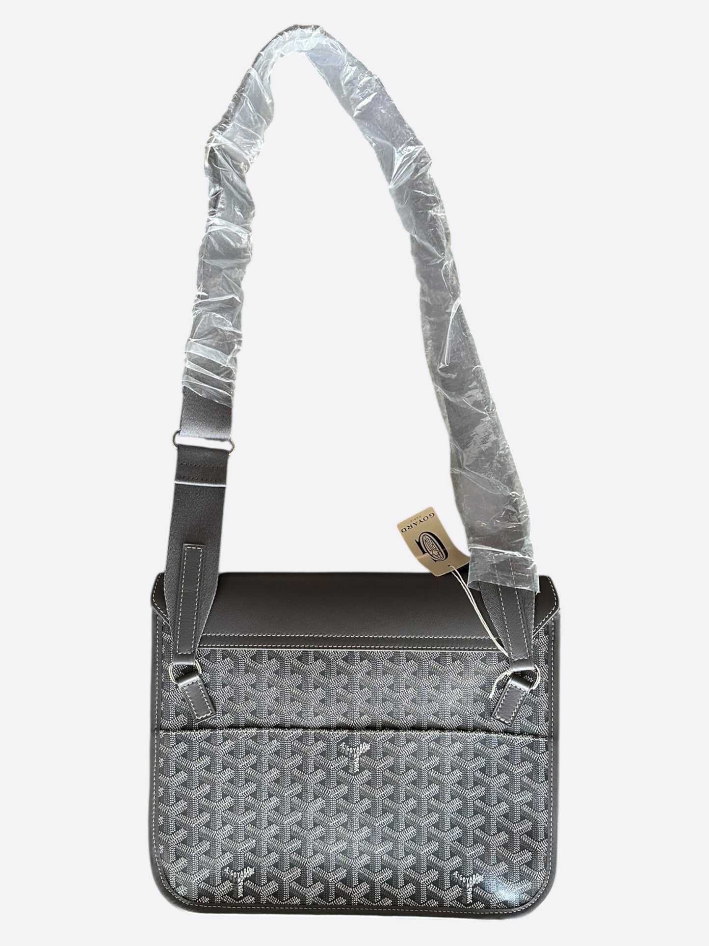 Goyard Grey Coursier Messenger Bag