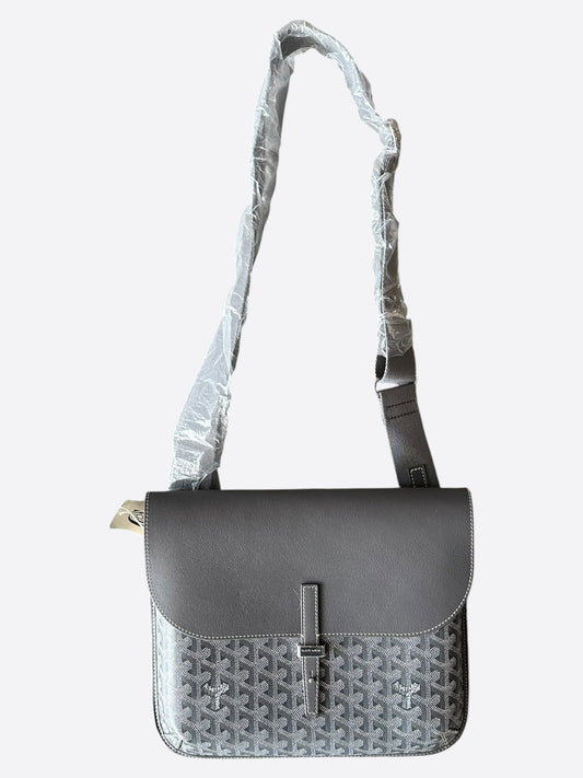Goyard Grey Coursier Messenger Bag