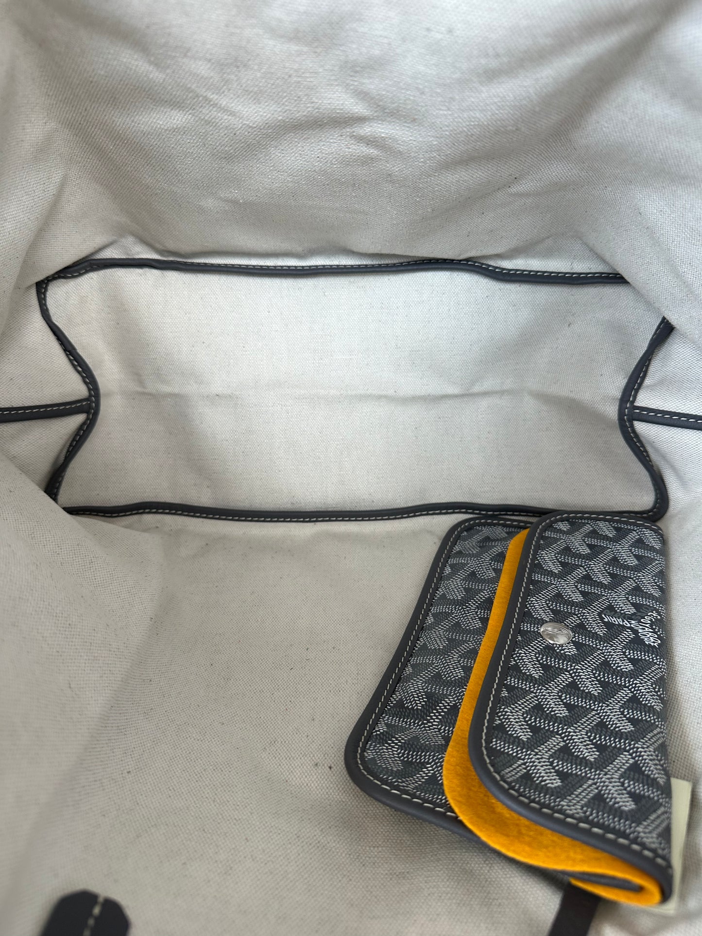 Goyard Grey St. Louis Tote Bag