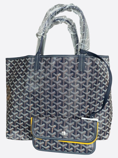 Goyard Navy St. Louis Tote Bag