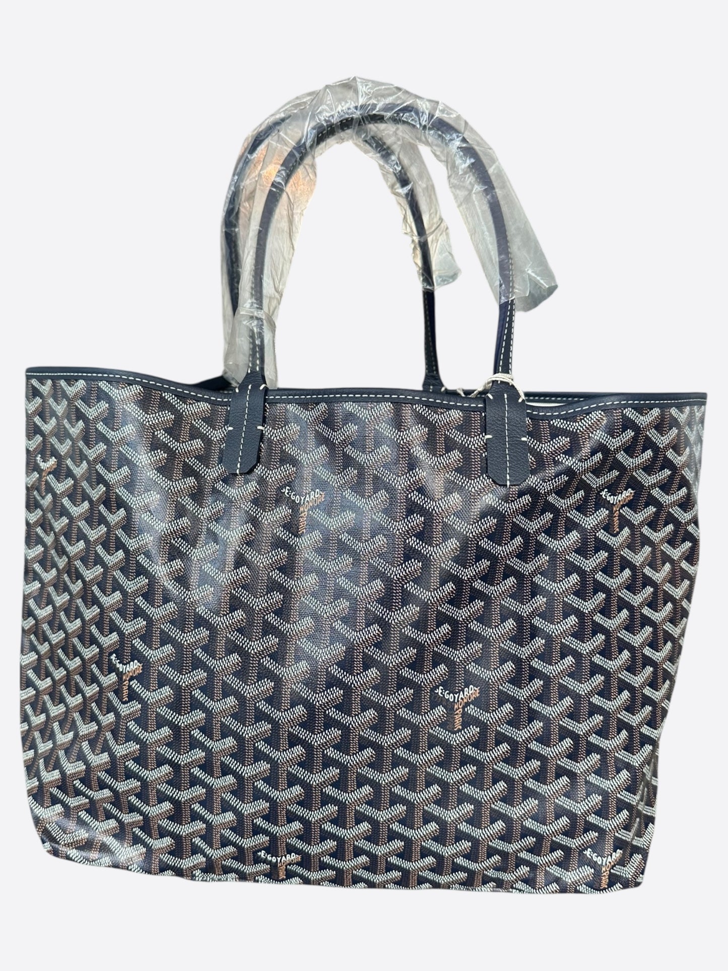 Goyard Navy St. Louis Tote Bag