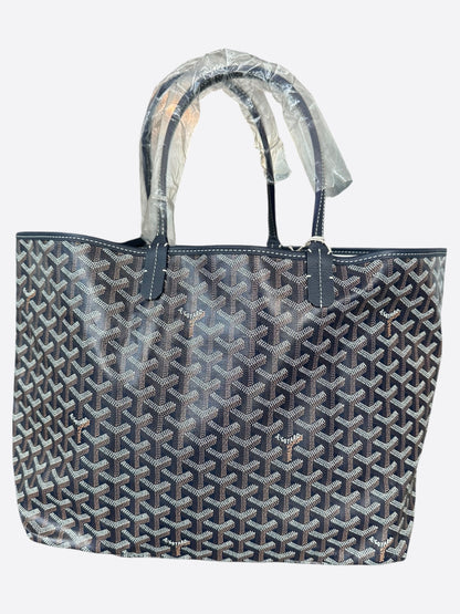 Goyard Navy St. Louis Tote Bag