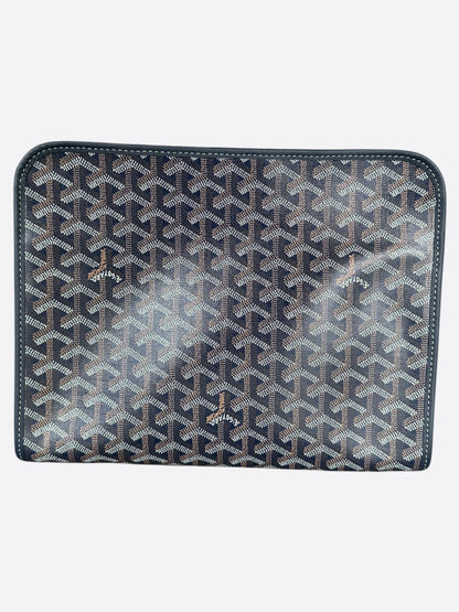 Goyard Navy Jouvence GM Toiletry Bag