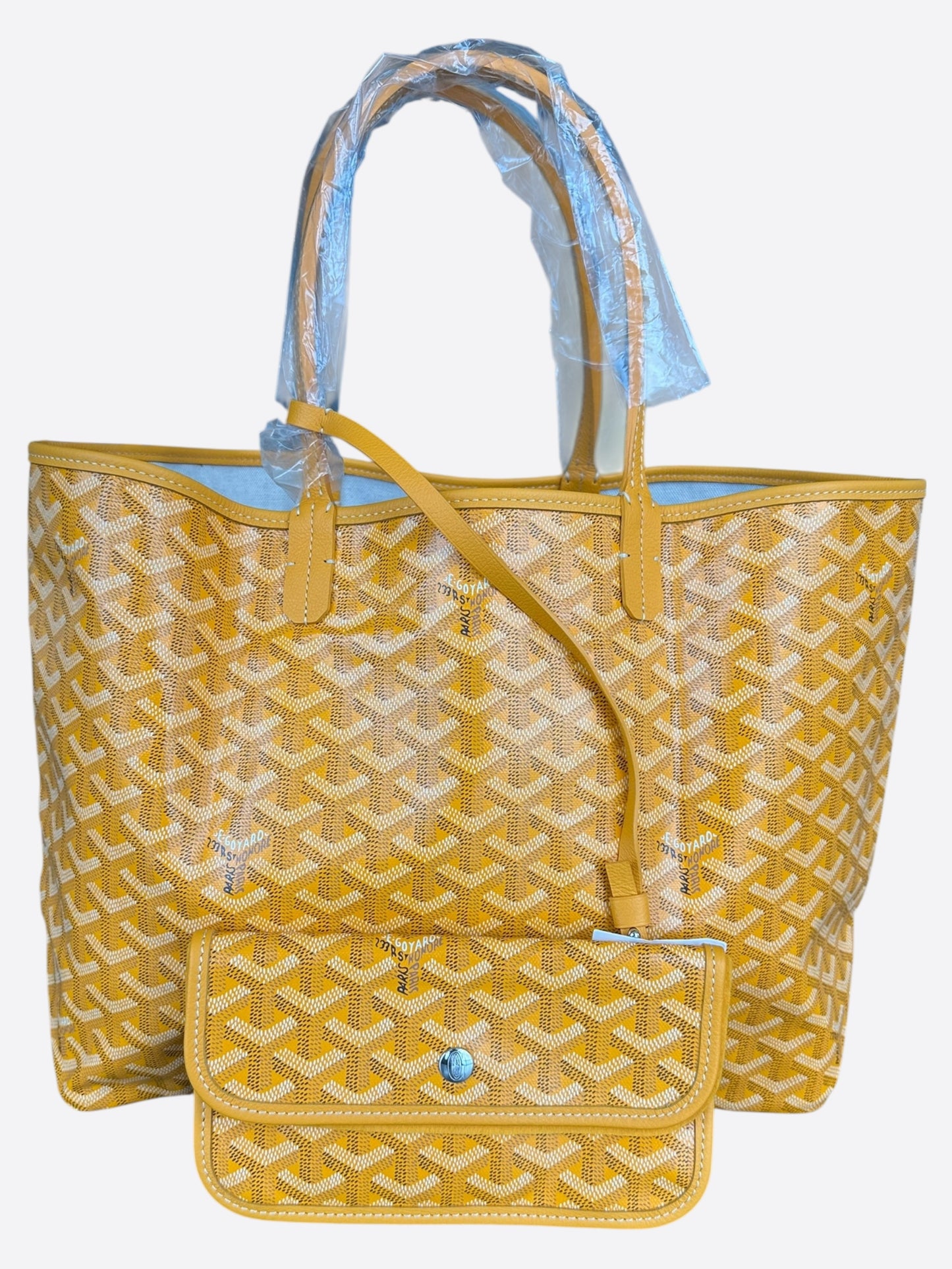 Goyard Yellow St. Louis Tote Bag