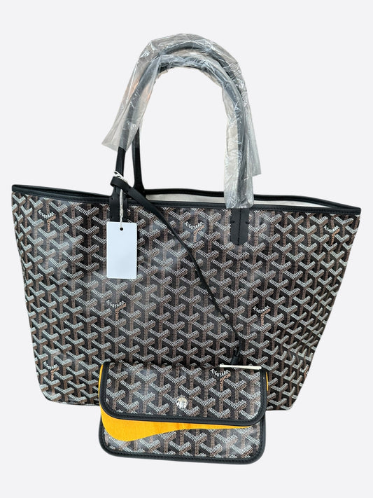 Goyard Black St. Louis Tote Bag