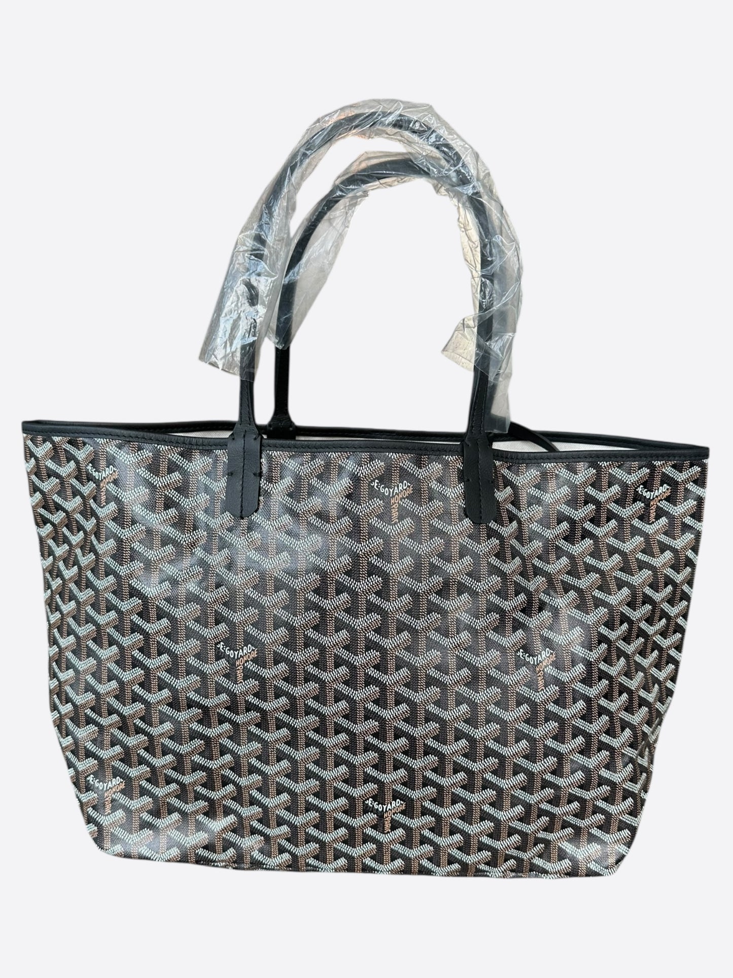 Goyard Black St. Louis Tote Bag