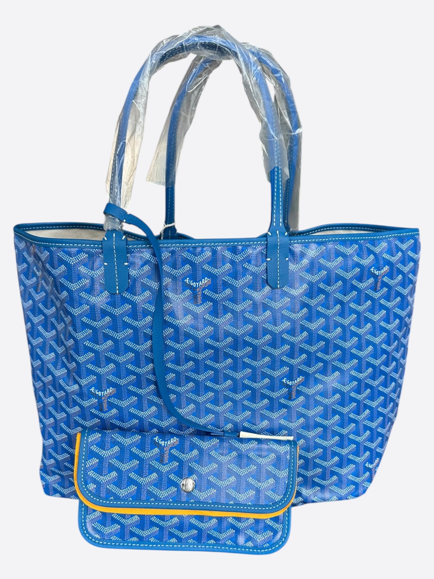 Goyard Blue St. Louis Tote Bag