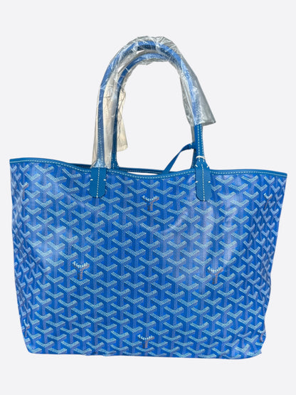 Goyard Blue St. Louis Tote Bag