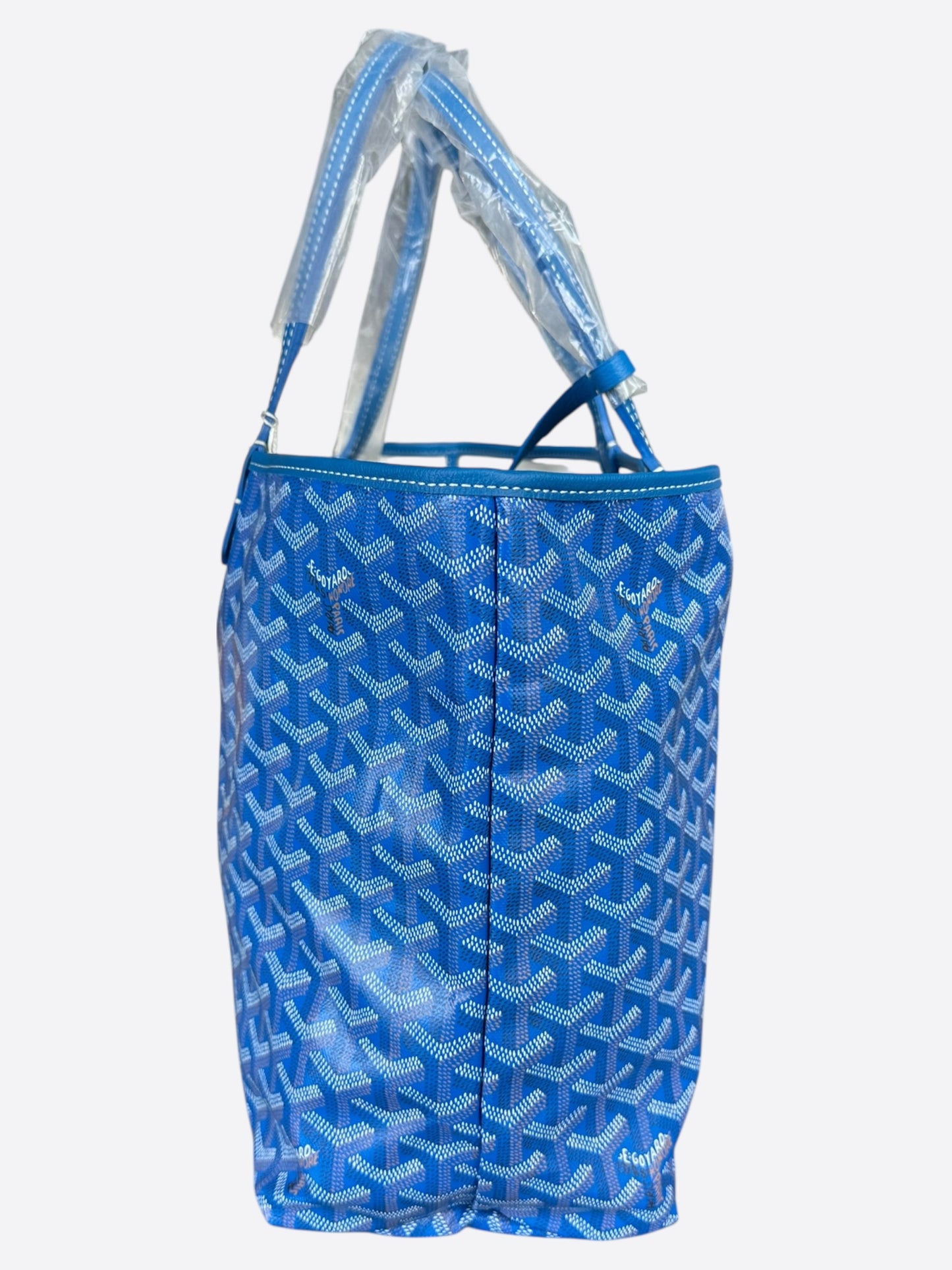 Goyard Blue St. Louis Tote Bag