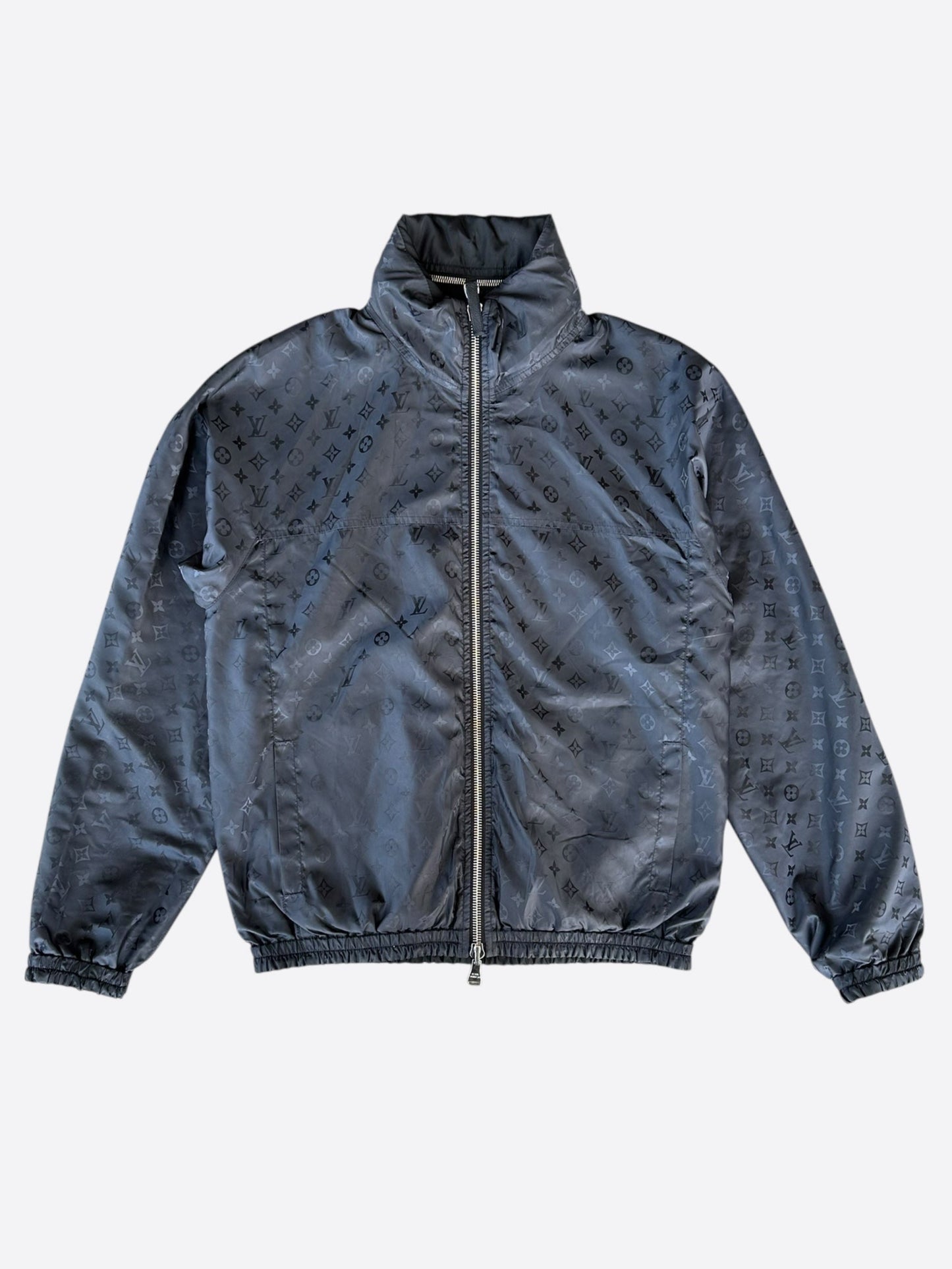 Louis Vuitton Black Monogram Reversible Windbreaker