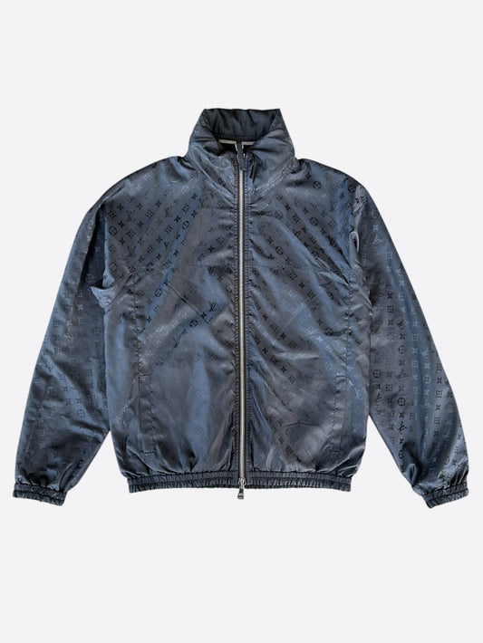 Louis Vuitton Black Monogram Reversible Windbreaker