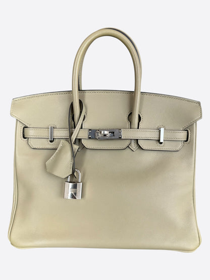 Hermes Sauge Green Swift Birkin 25