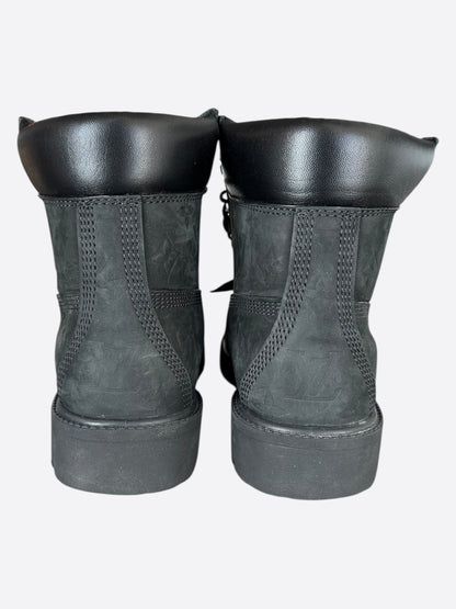 Louis Vuitton Timberland Black Monogram Boots