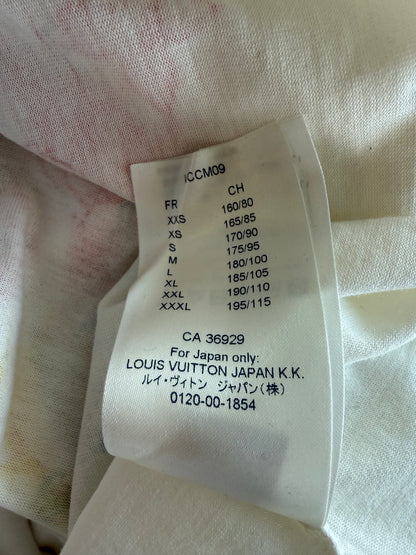 Louis Vuitton White Multicolor Pastel Monogram T-Shirt