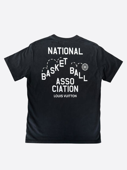 Louis Vuitton Black & White NBA Logo T-Shirt