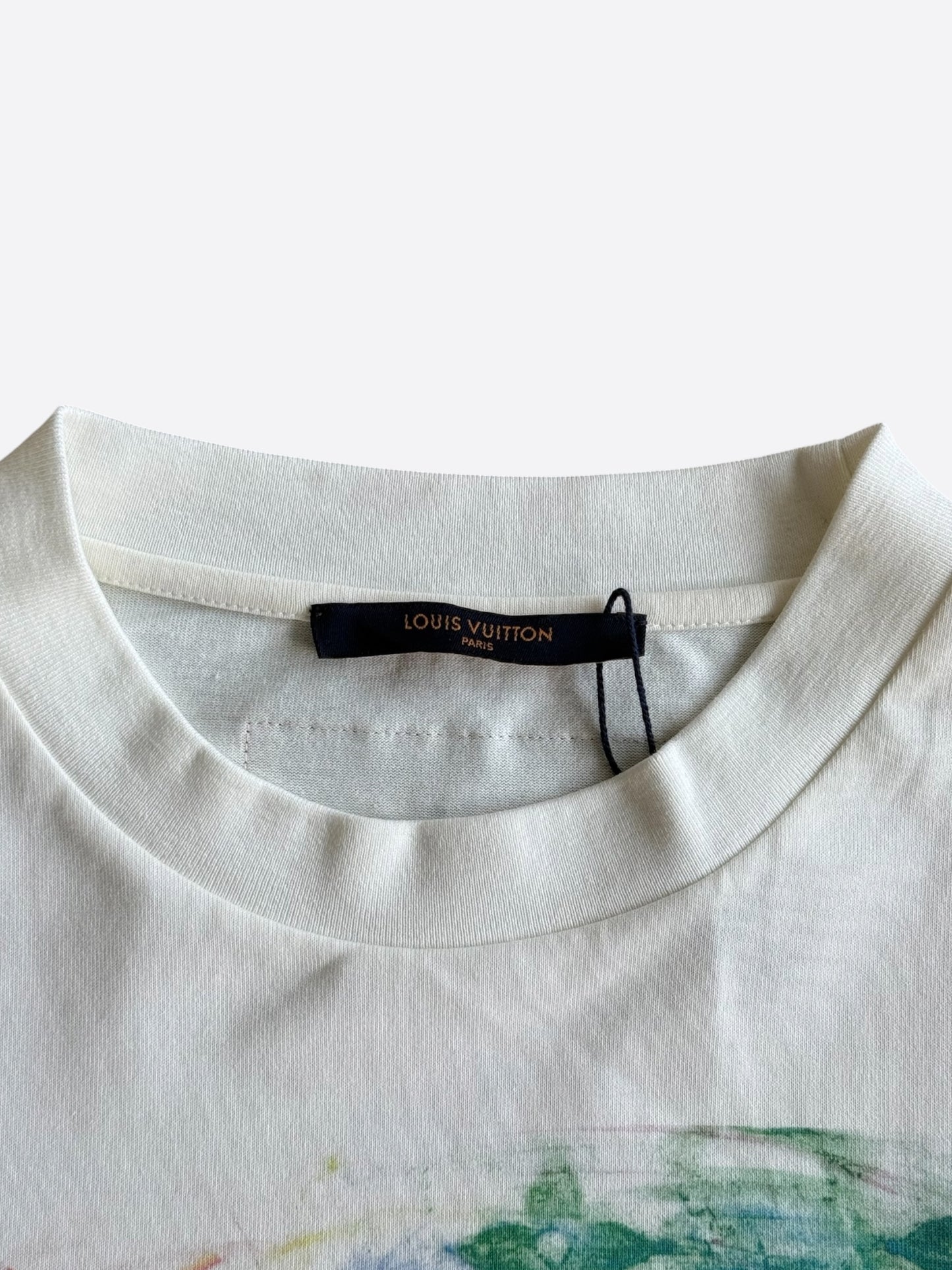 Louis Vuitton White Multicolor Pastel Monogram T-Shirt