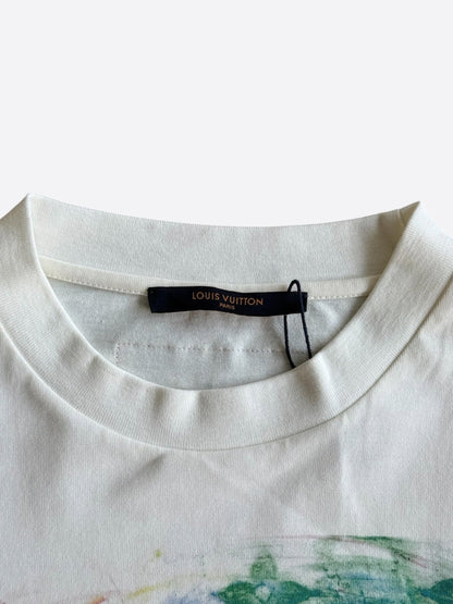 Louis Vuitton White Multicolor Pastel Monogram T-Shirt