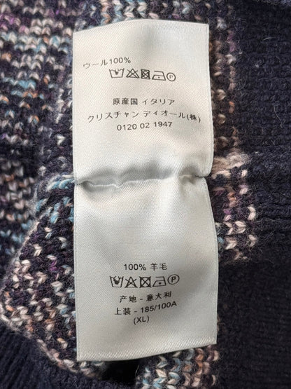 Dior Navy Oblique Wool Sweater