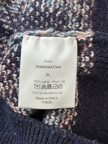 Dior Navy Oblique Wool Sweater
