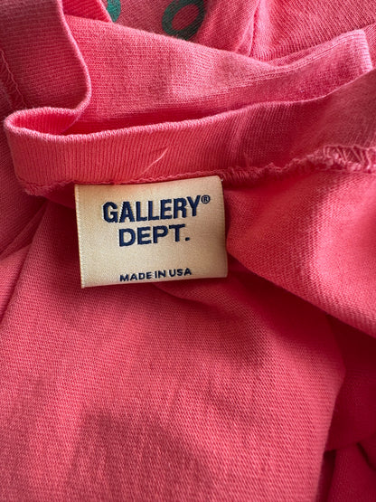Gallery Dept Orange & Green French Logo T-Shirt
