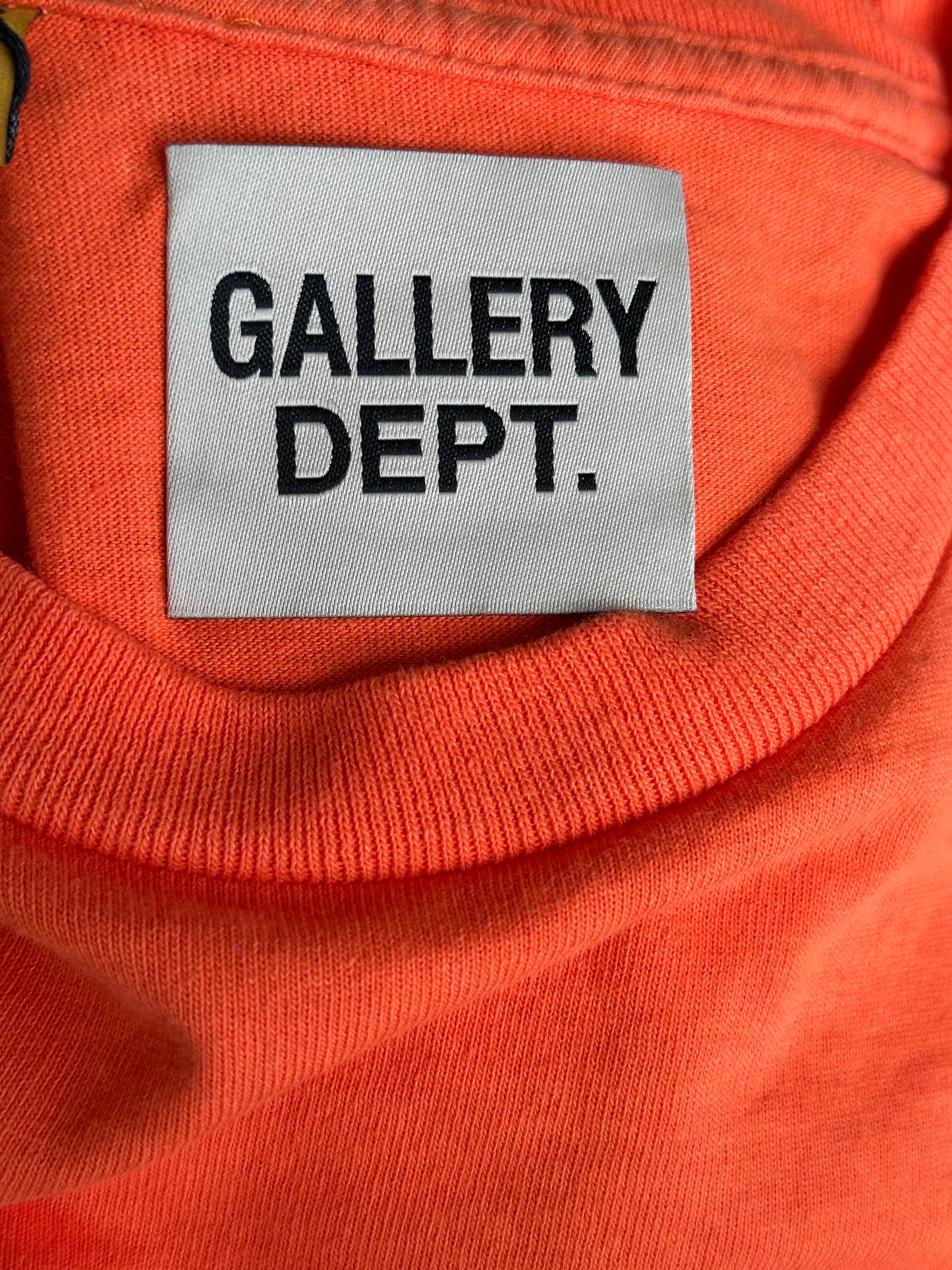 Gallery Dept Orange & Green French Logo T-Shirt
