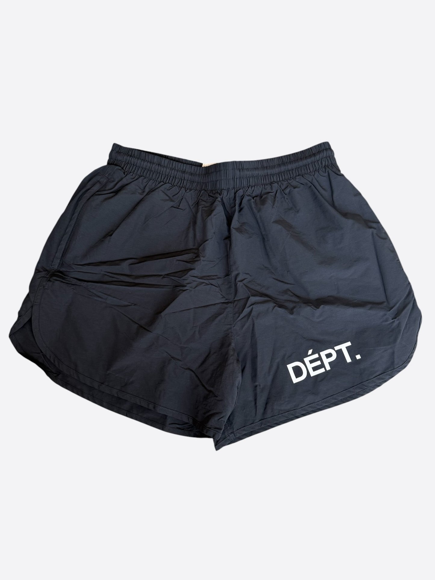 Gallery Dept Black & White Dept Logo Active Shorts