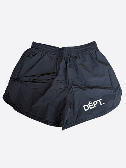 Gallery Dept Black & White Dept Logo Active Shorts